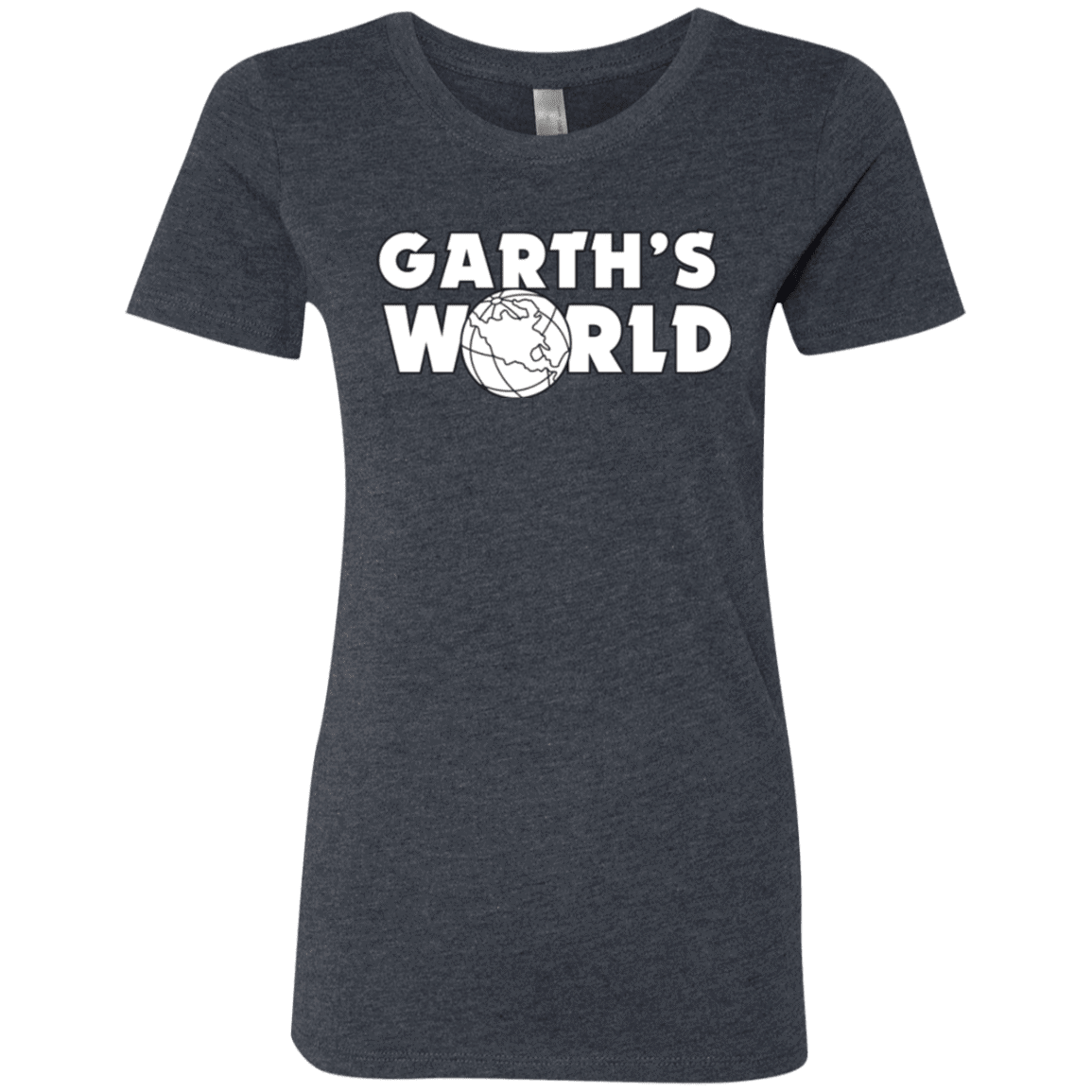T-Shirts Vintage Navy / Small Garth's World Women's Triblend T-Shirt