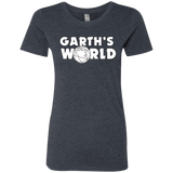 T-Shirts Vintage Navy / Small Garth's World Women's Triblend T-Shirt