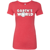 T-Shirts Vintage Red / Small Garth's World Women's Triblend T-Shirt