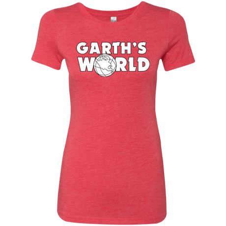 T-Shirts Vintage Red / Small Garth's World Women's Triblend T-Shirt