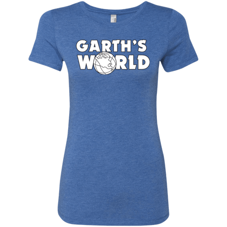 T-Shirts Vintage Royal / Small Garth's World Women's Triblend T-Shirt