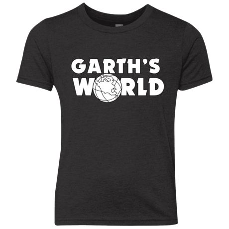 T-Shirts Vintage Black / YXS Garth's World Youth Triblend T-Shirt