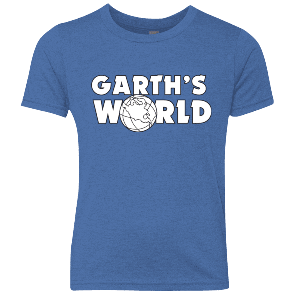 T-Shirts Vintage Royal / YXS Garth's World Youth Triblend T-Shirt