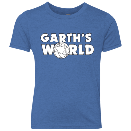 T-Shirts Vintage Royal / YXS Garth's World Youth Triblend T-Shirt