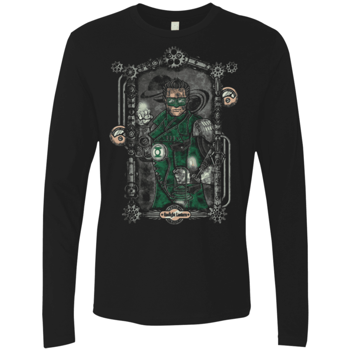 T-Shirts Black / Small Gaslight Lantern Men's Premium Long Sleeve