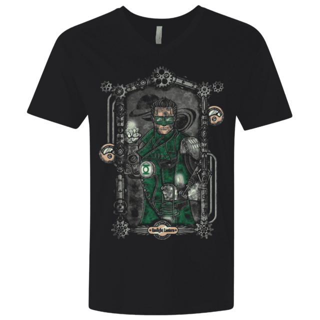 T-Shirts Black / X-Small Gaslight Lantern Men's Premium V-Neck