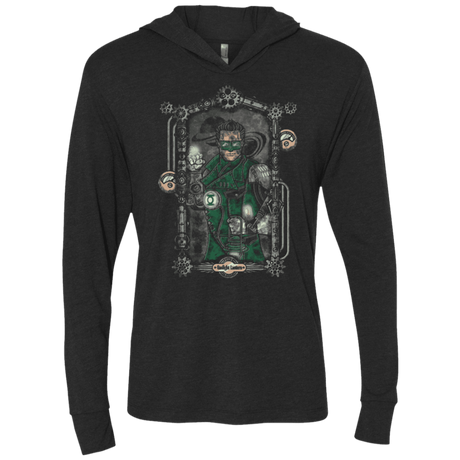 T-Shirts Vintage Black / X-Small Gaslight Lantern Triblend Long Sleeve Hoodie Tee