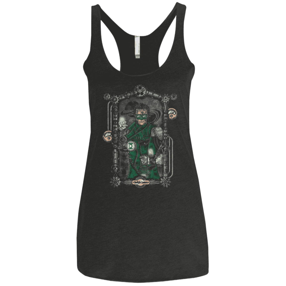 T-Shirts Vintage Black / X-Small Gaslight Lantern Women's Triblend Racerback Tank
