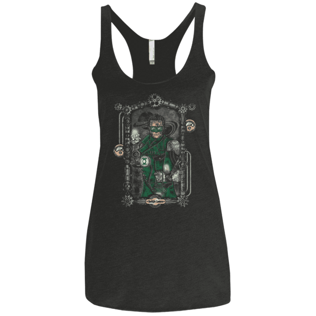 T-Shirts Vintage Black / X-Small Gaslight Lantern Women's Triblend Racerback Tank