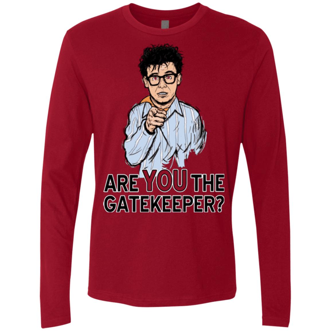 T-Shirts Cardinal / Small gatekeeper Men's Premium Long Sleeve