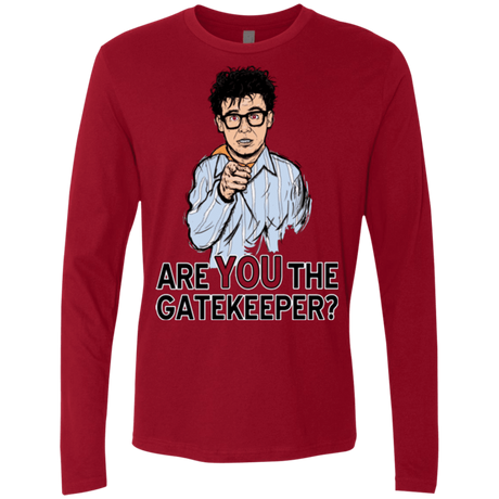 T-Shirts Cardinal / Small gatekeeper Men's Premium Long Sleeve