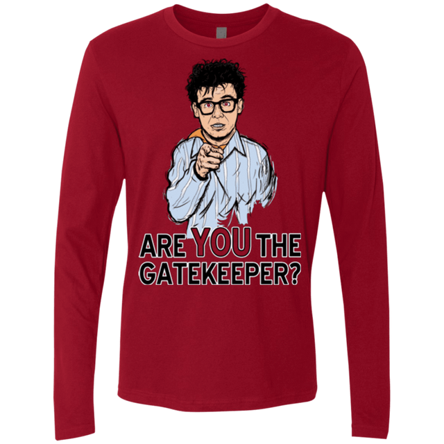 T-Shirts Cardinal / Small gatekeeper Men's Premium Long Sleeve