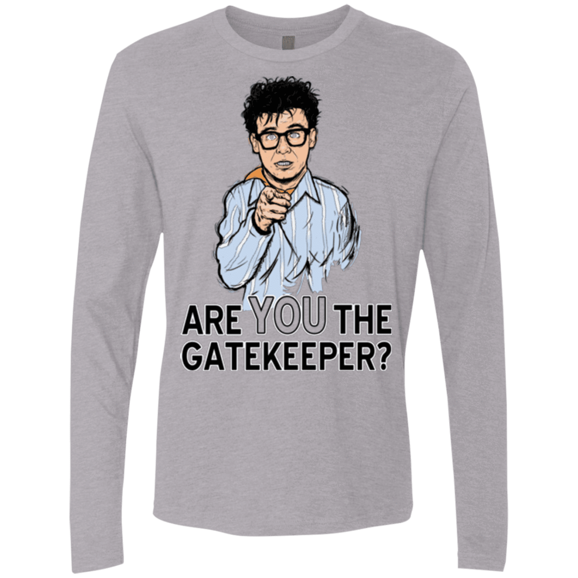 T-Shirts Heather Grey / Small gatekeeper Men's Premium Long Sleeve