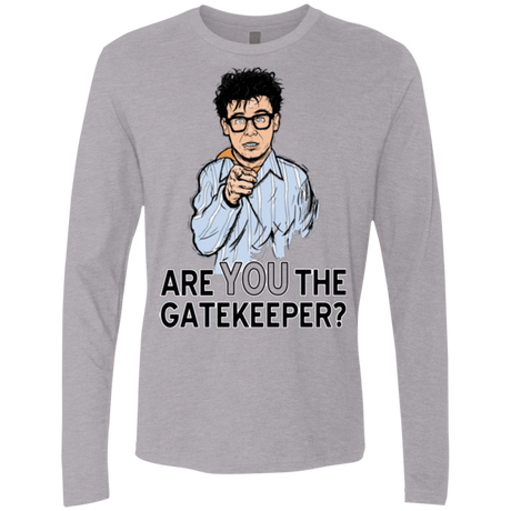 T-Shirts Heather Grey / Small gatekeeper Men's Premium Long Sleeve