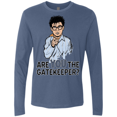 T-Shirts Indigo / Small gatekeeper Men's Premium Long Sleeve