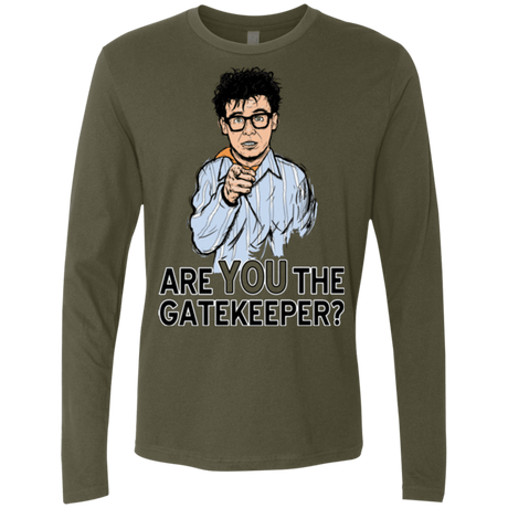 T-Shirts Military Green / Small gatekeeper Men's Premium Long Sleeve