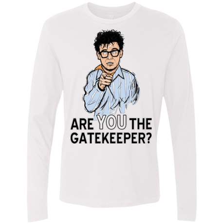 T-Shirts White / Small gatekeeper Men's Premium Long Sleeve