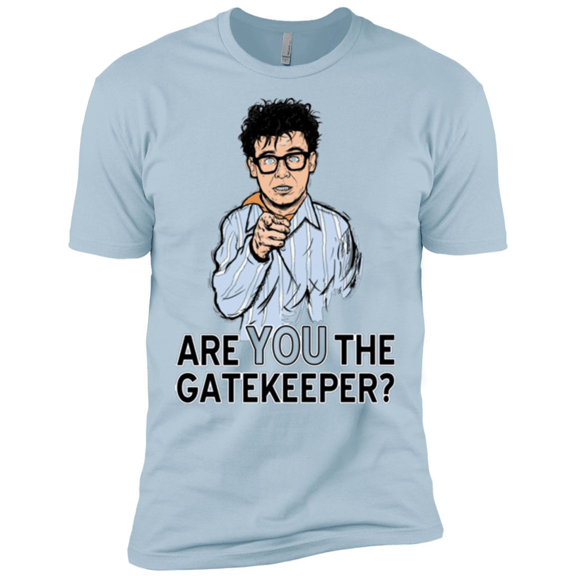 T-Shirts Light Blue / X-Small gatekeeper Men's Premium T-Shirt