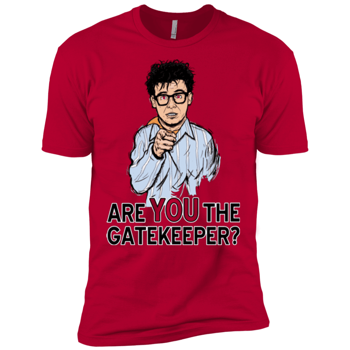 T-Shirts Red / X-Small gatekeeper Men's Premium T-Shirt