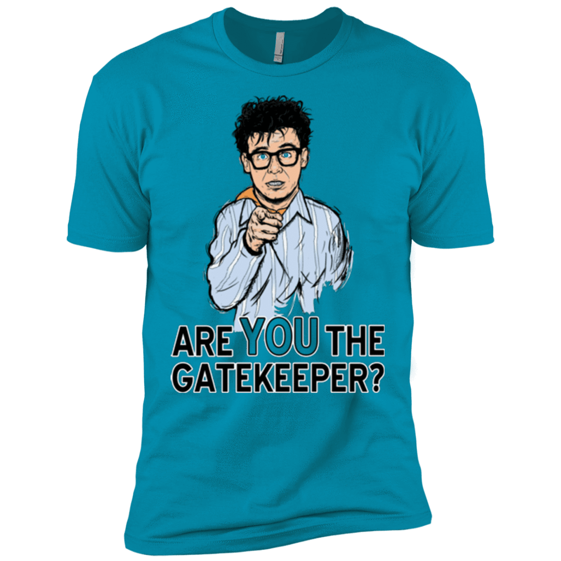 T-Shirts Turquoise / X-Small gatekeeper Men's Premium T-Shirt