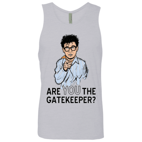 T-Shirts Heather Grey / Small gatekeeper Men's Premium Tank Top