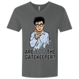 T-Shirts Heavy Metal / X-Small gatekeeper Men's Premium V-Neck