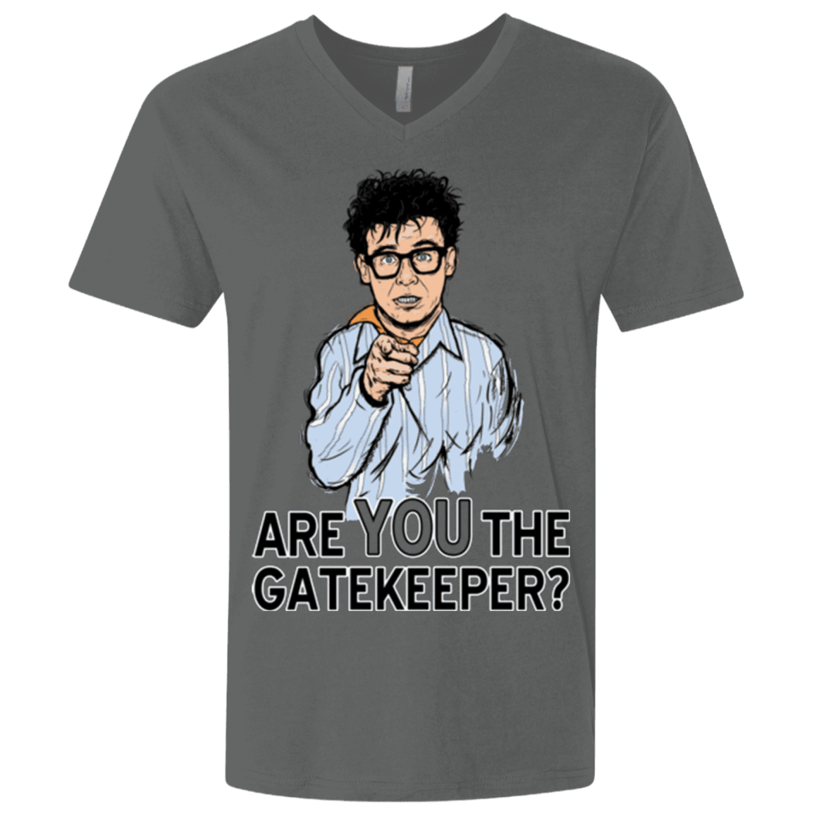 T-Shirts Heavy Metal / X-Small gatekeeper Men's Premium V-Neck