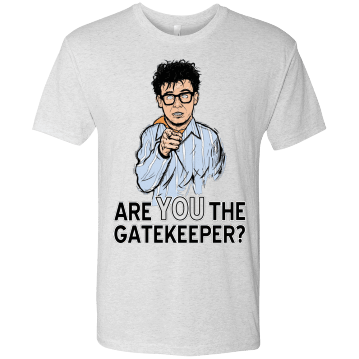 T-Shirts Heather White / Small gatekeeper Men's Triblend T-Shirt
