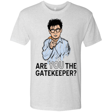 T-Shirts Heather White / Small gatekeeper Men's Triblend T-Shirt