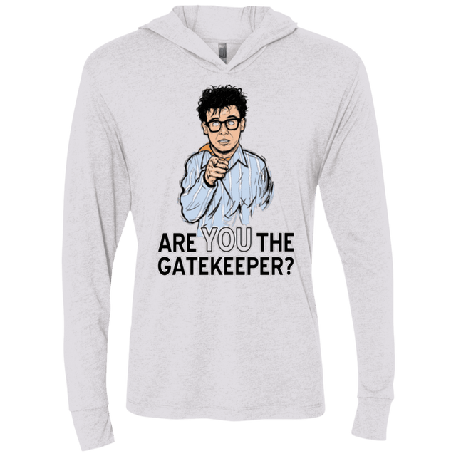 T-Shirts Heather White / X-Small gatekeeper Triblend Long Sleeve Hoodie Tee