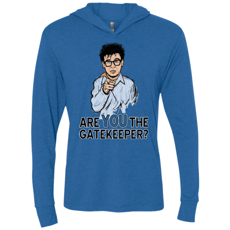 T-Shirts Vintage Royal / X-Small gatekeeper Triblend Long Sleeve Hoodie Tee