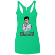 T-Shirts Envy / X-Small gatekeeper Women's Triblend Racerback Tank