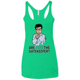 T-Shirts Envy / X-Small gatekeeper Women's Triblend Racerback Tank