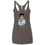 T-Shirts Macchiato / X-Small gatekeeper Women's Triblend Racerback Tank
