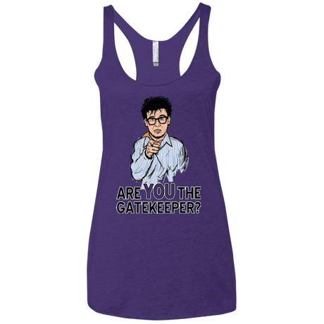 T-Shirts Purple / X-Small gatekeeper Women's Triblend Racerback Tank