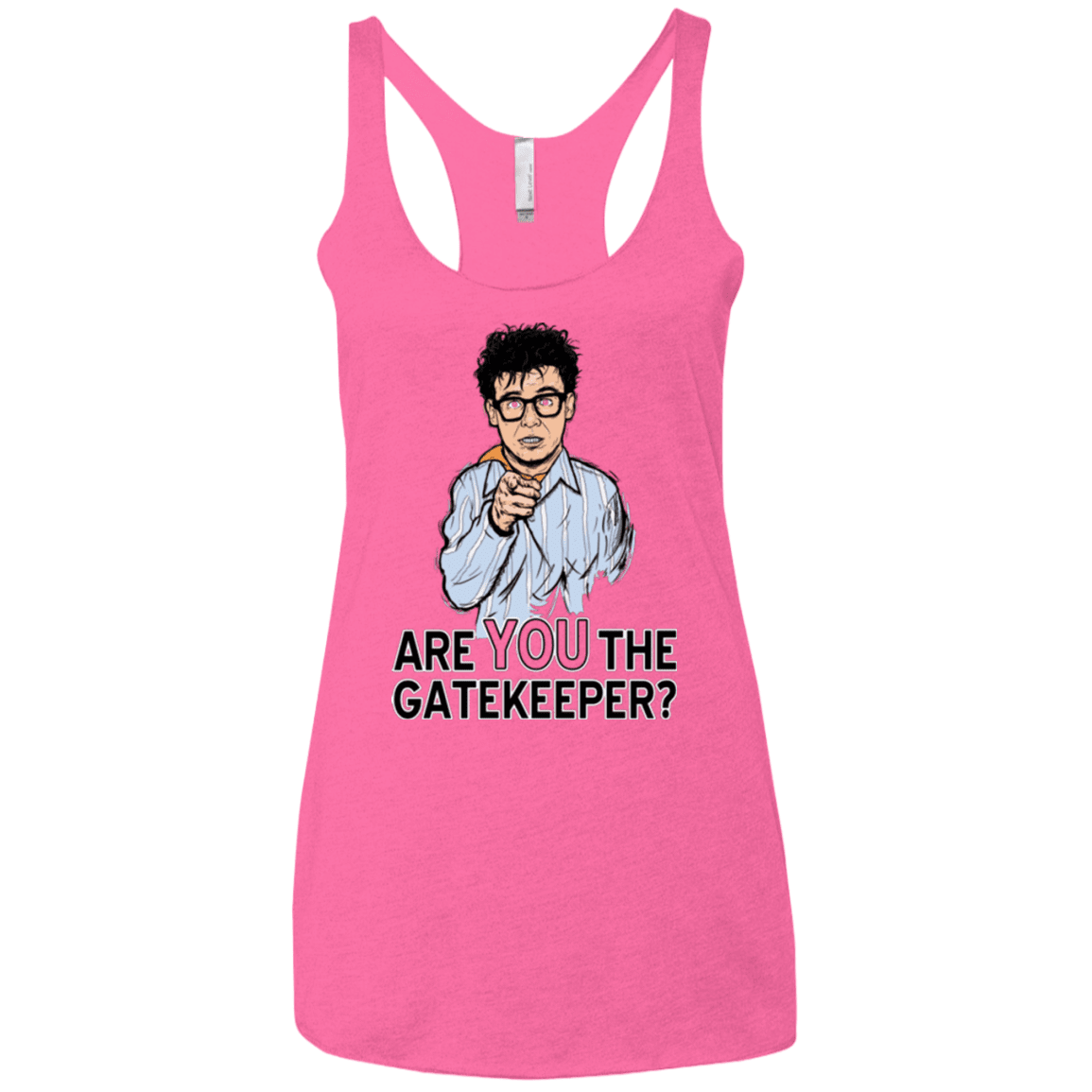 T-Shirts Vintage Pink / X-Small gatekeeper Women's Triblend Racerback Tank