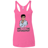 T-Shirts Vintage Pink / X-Small gatekeeper Women's Triblend Racerback Tank