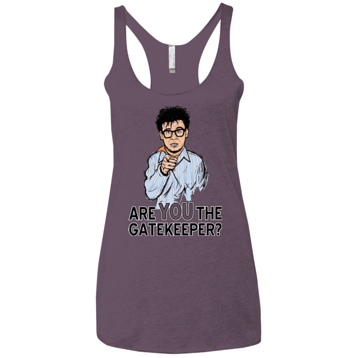 T-Shirts Vintage Purple / X-Small gatekeeper Women's Triblend Racerback Tank