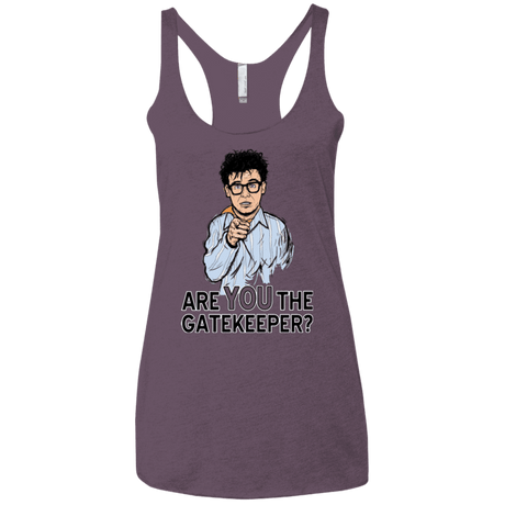 T-Shirts Vintage Purple / X-Small gatekeeper Women's Triblend Racerback Tank