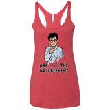 T-Shirts Vintage Red / X-Small gatekeeper Women's Triblend Racerback Tank