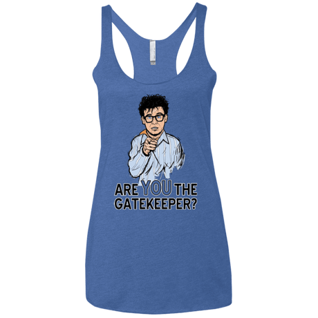 T-Shirts Vintage Royal / X-Small gatekeeper Women's Triblend Racerback Tank