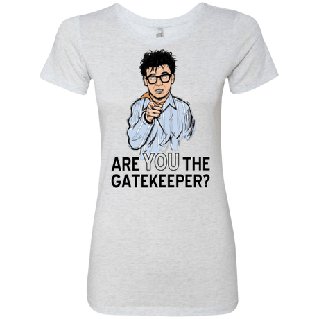 T-Shirts Heather White / Small gatekeeper Women's Triblend T-Shirt