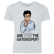 T-Shirts Heather White / YXS gatekeeper Youth Triblend T-Shirt
