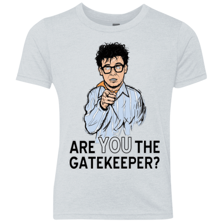 T-Shirts Heather White / YXS gatekeeper Youth Triblend T-Shirt