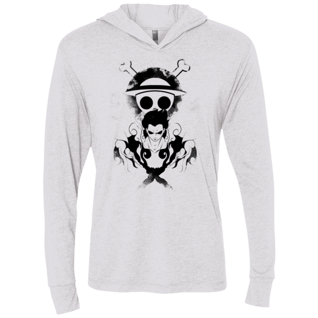 T-Shirts Heather White / X-Small Gear 4 Triblend Long Sleeve Hoodie Tee