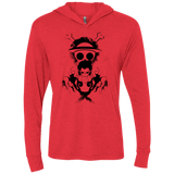 T-Shirts Vintage Red / X-Small Gear 4 Triblend Long Sleeve Hoodie Tee