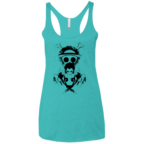 T-Shirts Tahiti Blue / X-Small Gear 4 Women's Triblend Racerback Tank