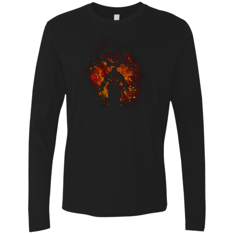 T-Shirts Black / Small Gears Art Men's Premium Long Sleeve