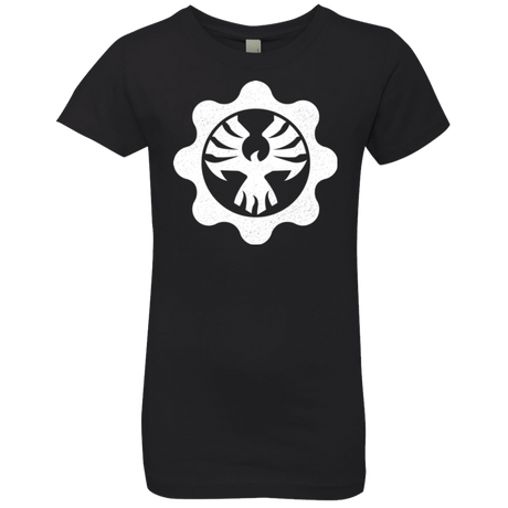 T-Shirts Black / YXS Gears of War 4 Cog Emblem Girls Premium T-Shirt