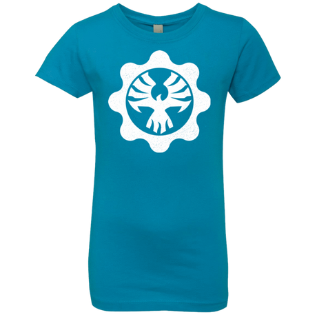 T-Shirts Turquoise / YXS Gears of War 4 Cog Emblem Girls Premium T-Shirt
